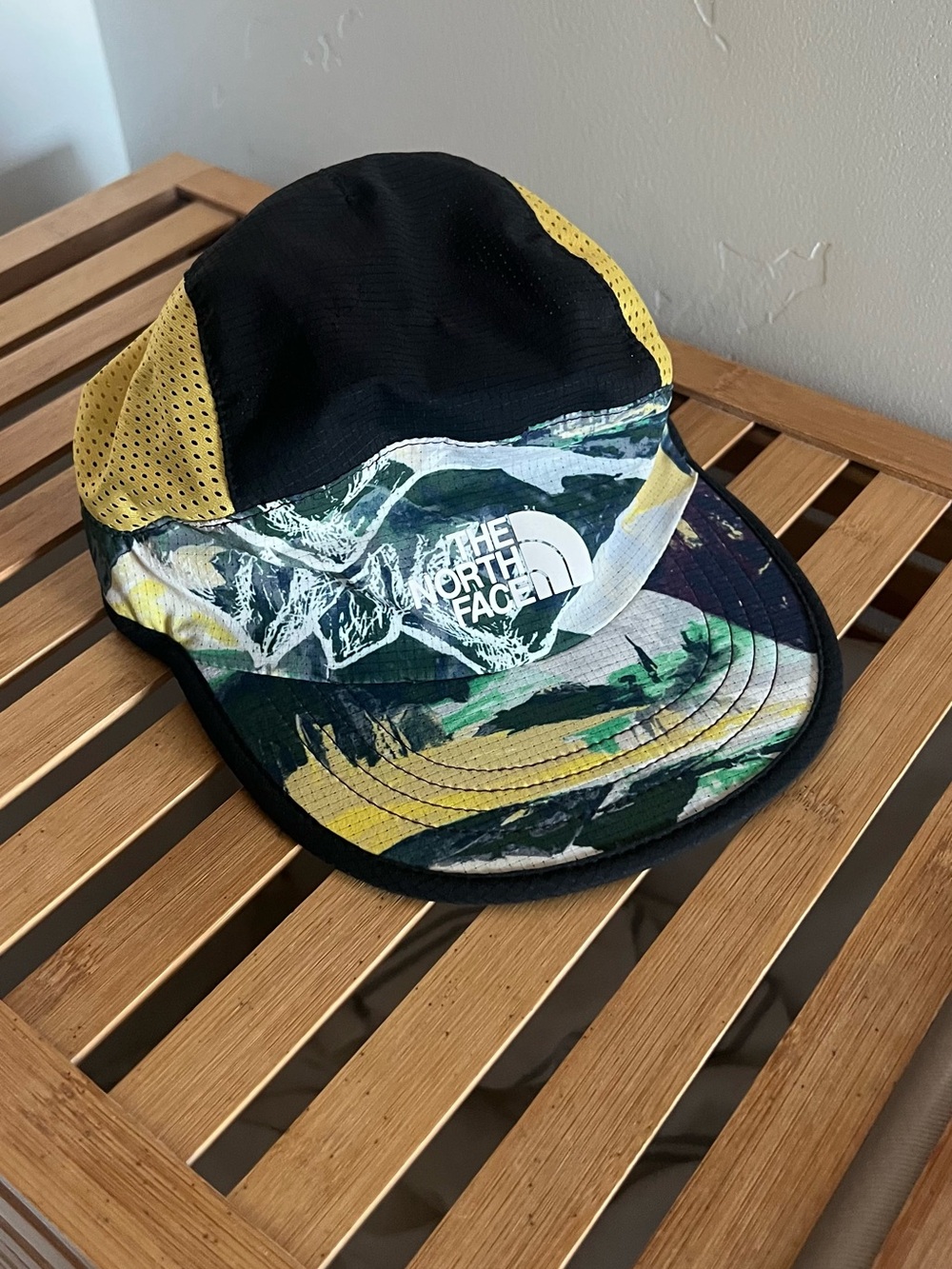 The North Face Kids Black & Yellow Graphic Brim Cap